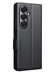 QIALINO For Samsung Galaxy Z Fold7 Case with Card Holder Genuine Leather Stand Phone Cover by The Case Factory