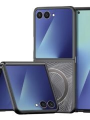 Dux Ducis Aimo Series For Samsung Galaxy Z Flip7 Slim Cover Without Glass | Magnetic Support As Shown Samsung Galaxy Z Flip7 by The Case Factory