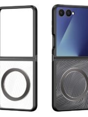 Dux Ducis Aimo Series For Samsung Galaxy Z Flip7 Slim Cover Without Glass | Magnetic Support by The Case Factory