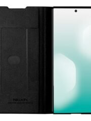 NILLKIN Qin Pro Series for Samsung Galaxy Z Fold7 Case with Card Slots Leather Phone Cover with Stylus by The Case Factory