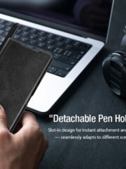 NILLKIN Qin Pro Series for Samsung Galaxy Z Fold7 Case with Card Slots Leather Phone Cover with Stylus by The Case Factory