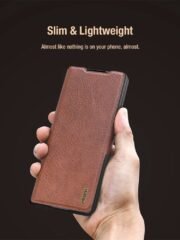 NILLKIN For Samsung Galaxy Z Fold7 Case PU-PC Stand Design Phone Cover with Card Slot by The Case Factory