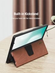 NILLKIN For Samsung Galaxy Z Fold7 Case PU-PC Stand Design Phone Cover with Card Slot by The Case Factory