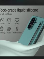 NILLKIN Flex Pure Fold Case for Samsung Galaxy Z Fold7 Silicone-PC Phone Cover with Stylus Pen by The Case Factory