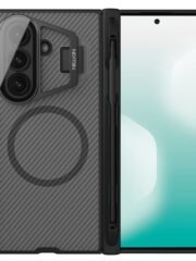 NILLKIN CamShield Prop Magnetic Translucent Series For Samsung Galaxy Z Fold7 Case with Stylus Pen Clear Camera Lid PC Phone Cover As Shown Samsung Galaxy Z Fold7 by The Case Factory