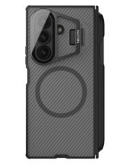 NILLKIN CamShield Prop Magnetic Translucent Series For Samsung Galaxy Z Fold7 Case with Stylus Pen Clear Camera Lid PC Phone Cover by The Case Factory