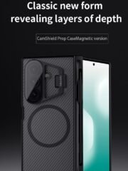 NILLKIN CamShield Prop Magnetic Translucent Series For Samsung Galaxy Z Fold7 Case with Stylus Pen Clear Camera Lid PC Phone Cover by The Case Factory