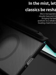 NILLKIN CamShield Prop Magnetic Translucent Series For Samsung Galaxy Z Fold7 Case with Stylus Pen Clear Camera Lid PC Phone Cover by The Case Factory