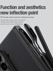 NILLKIN Super Frosted Shield Fold for Samsung Galaxy Z Fold7 Case Compatible with MagSafe PC Matte Phone Cover with Stylus Pen by The Case Factory