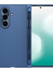 NILLKIN Super Frosted Shield Fold for Samsung Galaxy Z Fold7 Case Compatible with MagSafe PC Matte Phone Cover with Stylus Pen Blue Samsung Galaxy Z Fold7 by The Case Factory