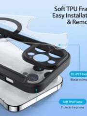 DUX DUCIS Skin X Pro for iPhone 14 Pro Max Magnetic Case Card Slot Leather Flip Phone Cover by The Case Factory