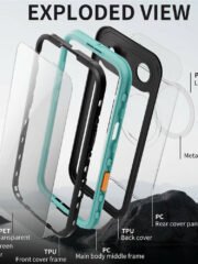 REDPEPPER Dot+ Series For iPhone Air Case Compatible with MagSafe IP68 Waterproof Clear Back Phone Cover by The Case Factory