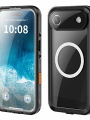 REDPEPPER Dot+ Series For iPhone Air Case Compatible with MagSafe IP68 Waterproof Clear Back Phone Cover Black iPhone Air by The Case Factory