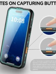 REDPEPPER Dot+ Series For iPhone 17 Pro Max Case Compatible with MagSafe IP68 Waterproof Clear Back Phone Cover by The Case Factory