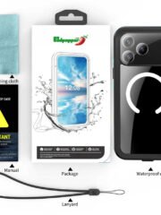 REDPEPPER Dot+ Series For iPhone 17 Pro Max Case Compatible with MagSafe IP68 Waterproof Clear Back Phone Cover by The Case Factory