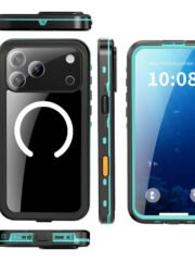 REDPEPPER Dot+ Series For iPhone 17 Pro Max Case Compatible with MagSafe IP68 Waterproof Clear Back Phone Cover by The Case Factory