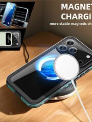 REDPEPPER Dot+ Series For iPhone 17 Pro Max Case Compatible with MagSafe IP68 Waterproof Clear Back Phone Cover by The Case Factory