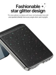 DUX DUCIS STEX Series For Samsung Galaxy Z Flip6 5G / Galaxy Z Flip7 FE Case Star Pattern Leather Phone Cover by The Case Factory