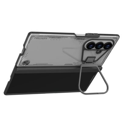 NILLKIN Iceblade CamProp For Samsung Galaxy Z Fold7 Case Lens Frame Kickstand PC-TPU Phone Cover by The Case Factory
