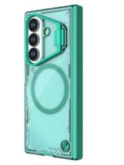 NILLKIN Iceblade CamProp For Samsung Galaxy Z Fold7 Case Compatible with MagSafe Lens Frame Kickstand PC-TPU Phone Cover Green Samsung Galaxy Z Fold7 by The Case Factory