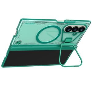 NILLKIN Iceblade CamProp For Samsung Galaxy Z Fold7 Case Compatible with MagSafe Lens Frame Kickstand PC-TPU Phone Cover by The Case Factory