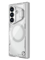 NILLKIN Iceblade CamProp For Samsung Galaxy Z Fold7 Case Compatible with MagSafe Lens Frame Kickstand PC-TPU Phone Cover Transparent Samsung Galaxy Z Fold7 by The Case Factory