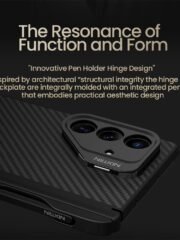 NILLKIN CarboProp For Samsung Galaxy Z Fold7 Magnetic Case Kickstand Aramid Fiber Phone Cover Precise Cutout with Stylus Pen by The Case Factory