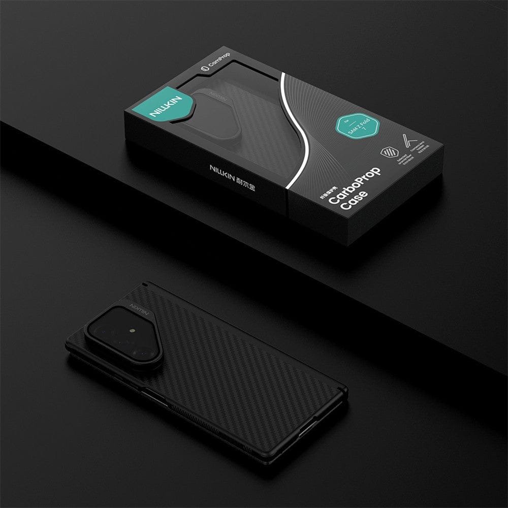 NILLKIN For Samsung Galaxy Z Fold7 Case TPU - Aramid Fiber Lens Cover Kickstand Phone Cover | Compatible with MagSafe by The Case Factory