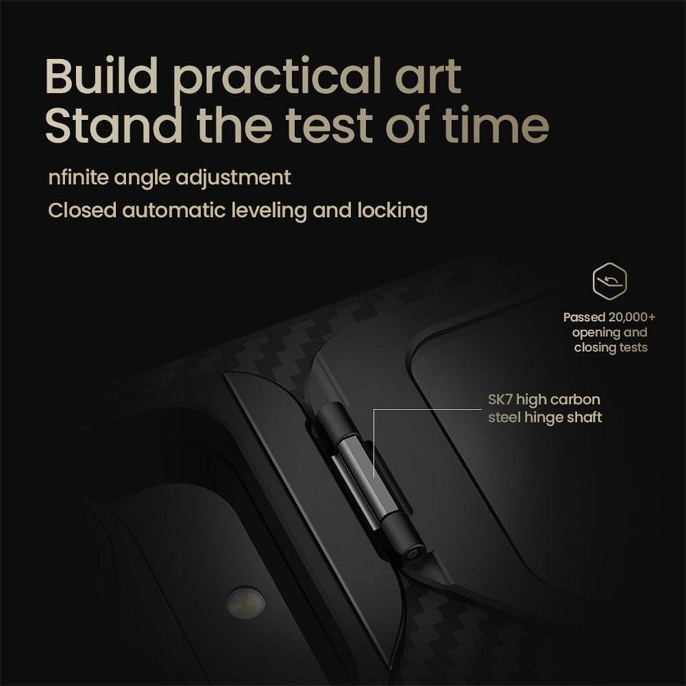 NILLKIN For Samsung Galaxy Z Fold7 Case TPU - Aramid Fiber Lens Cover Kickstand Phone Cover | Compatible with MagSafe by The Case Factory