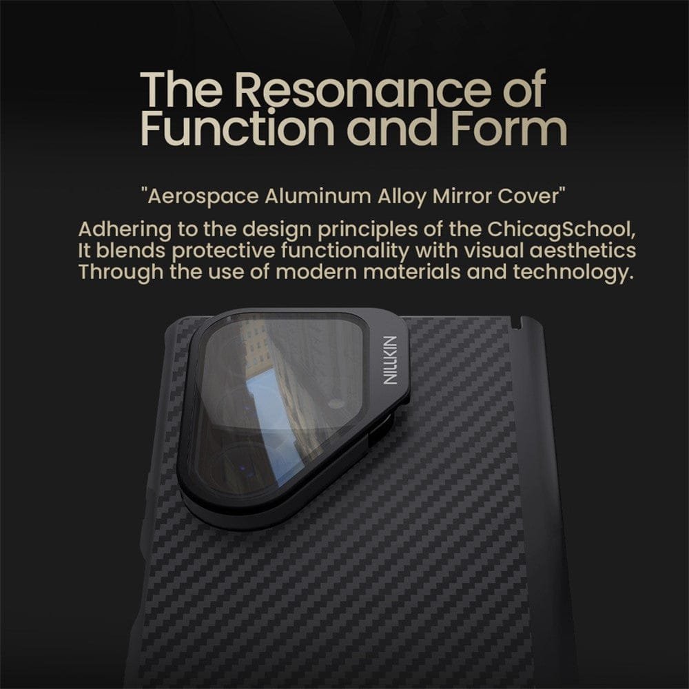 NILLKIN For Samsung Galaxy Z Fold7 Case TPU - Aramid Fiber Lens Cover Kickstand Phone Cover | Compatible with MagSafe by The Case Factory