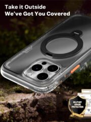 TORRAS Ostand Q3 Air Series For iPhone 16 Pro Max Case Shockproof Kickstand Phone Cover | Compatible with MagSafe by The Case Factory