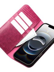 QIALINO For iPhone Air Wallet Case Crocodile Texture Genuine Cow Leather Anti-Drop Phone Cover by The Case Factory