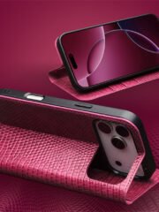 QIALINO For iPhone Air Wallet Case Crocodile Texture Genuine Cow Leather Anti-Drop Phone Cover by The Case Factory