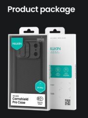 NILLKIN Camshield Pro Series for iPhone 17 Pro Case Slide Camera Lid Phone Cover by The Case Factory