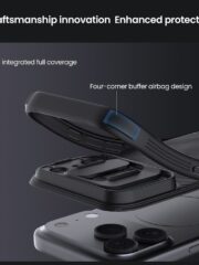NILLKIN Camshield Pro Series for iPhone 17 Pro Case Slide Camera Lid Phone Cover by The Case Factory