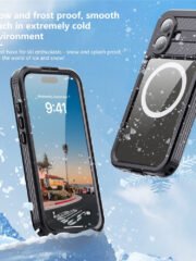 REDPEPPER For iPhone 17 IP68 Waterproof Case Clear Back Phone Cover Compatible with MagSafe by The Case Factory