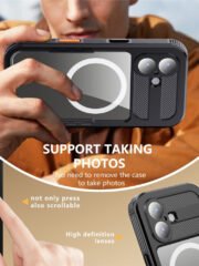 REDPEPPER For iPhone 17 IP68 Waterproof Case Clear Back Phone Cover Compatible with MagSafe by The Case Factory