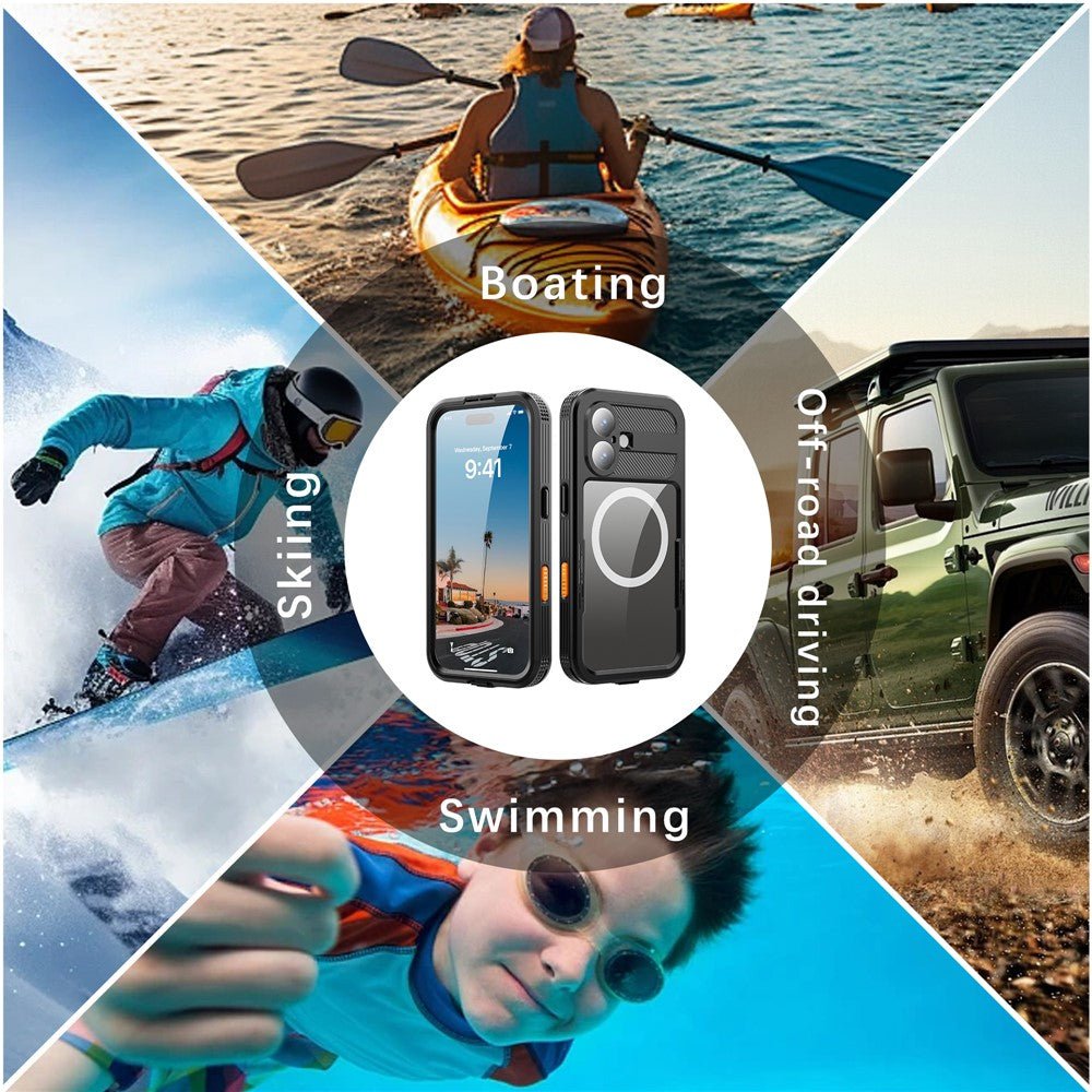 REDPEPPER For iPhone 17 IP68 Waterproof Case Clear Back Phone Cover Compatible with MagSafe by The Case Factory