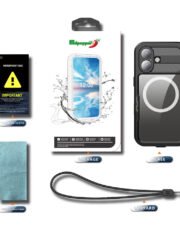 REDPEPPER For iPhone 17 IP68 Waterproof Case Clear Back Phone Cover Compatible with MagSafe by The Case Factory