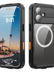 REDPEPPER For iPhone 17 IP68 Waterproof Case Clear Back Phone Cover Compatible with MagSafe by The Case Factory