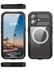 REDPEPPER For iPhone 17 IP68 Waterproof Case Clear Back Phone Cover Compatible with MagSafe by The Case Factory