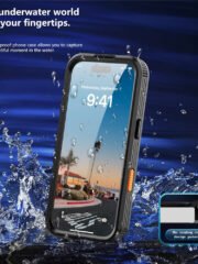 REDPEPPER For iPhone 17 IP68 Waterproof Case Clear Back Phone Cover Compatible with MagSafe by The Case Factory