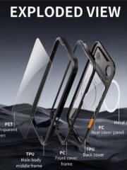 REDPEPPER For iPhone Air IP68 Waterproof Case Clear Back Phone Cover Compatible with MagSafe by The Case Factory