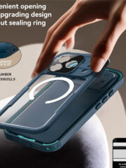 REDPEPPER For iPhone 17 Pro IP68 Waterproof Case Clear Back Phone Cover Compatible with MagSafe by The Case Factory