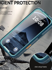 REDPEPPER For iPhone 17 Pro IP68 Waterproof Case Clear Back Phone Cover Compatible with MagSafe by The Case Factory