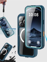 REDPEPPER For iPhone 17 Pro IP68 Waterproof Case Clear Back Phone Cover Compatible with MagSafe by The Case Factory