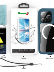 REDPEPPER For iPhone 17 Pro IP68 Waterproof Case Clear Back Phone Cover Compatible with MagSafe by The Case Factory
