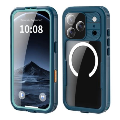 REDPEPPER For iPhone 17 Pro IP68 Waterproof Case Clear Back Phone Cover Compatible with MagSafe by The Case Factory