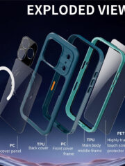 REDPEPPER For iPhone 17 Pro IP68 Waterproof Case Clear Back Phone Cover Compatible with MagSafe by The Case Factory