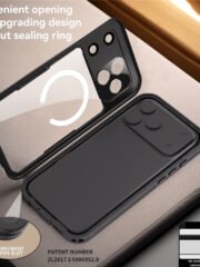 REDPEPPER For iPhone 17 Pro Max IP68 Waterproof Case Clear Back Phone Cover Compatible with MagSafe by The Case Factory